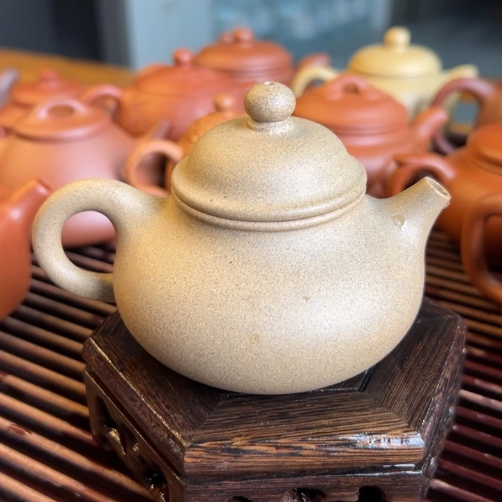 紫砂茶案青段容天160cc