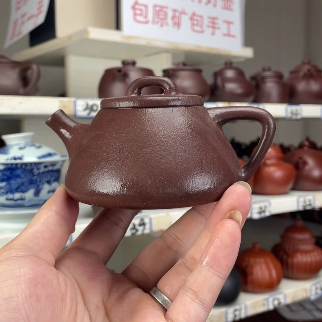 茶壶紫砂天青半手170毫升