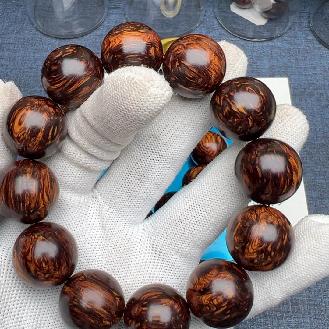 木永***神海南红降花梨公2.0超一档黑金满妖孽纹