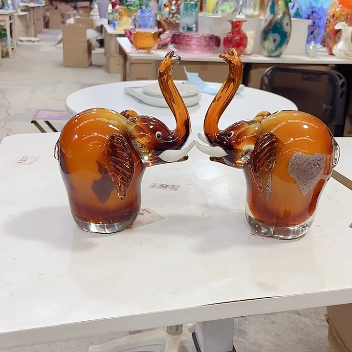 浓***宜琉璃手工艺品琉璃花瓶高度19厘米13厘米