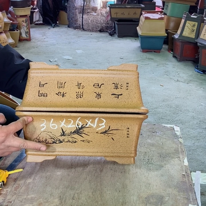 紫砂花盆紫砂紫砂