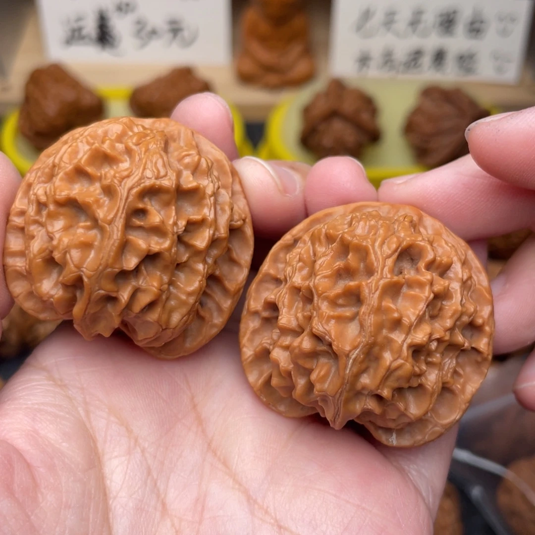 文玩核桃把件苹果39