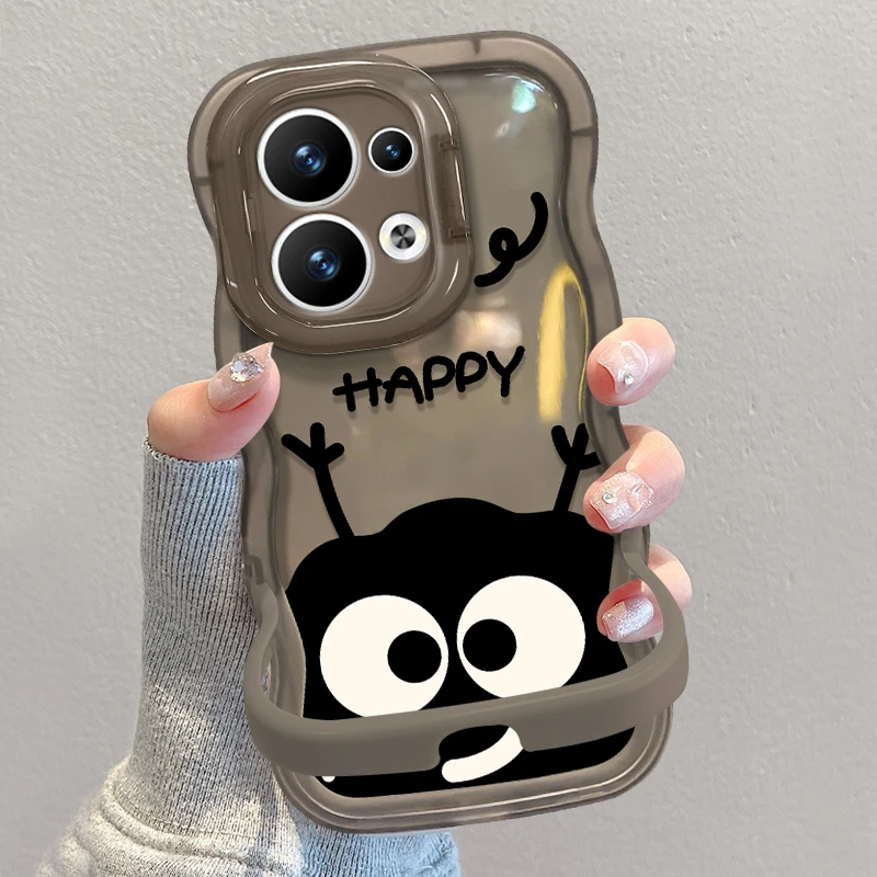 适用于OPPORENO13板凳双支架小煤球全包防摔创意手机壳