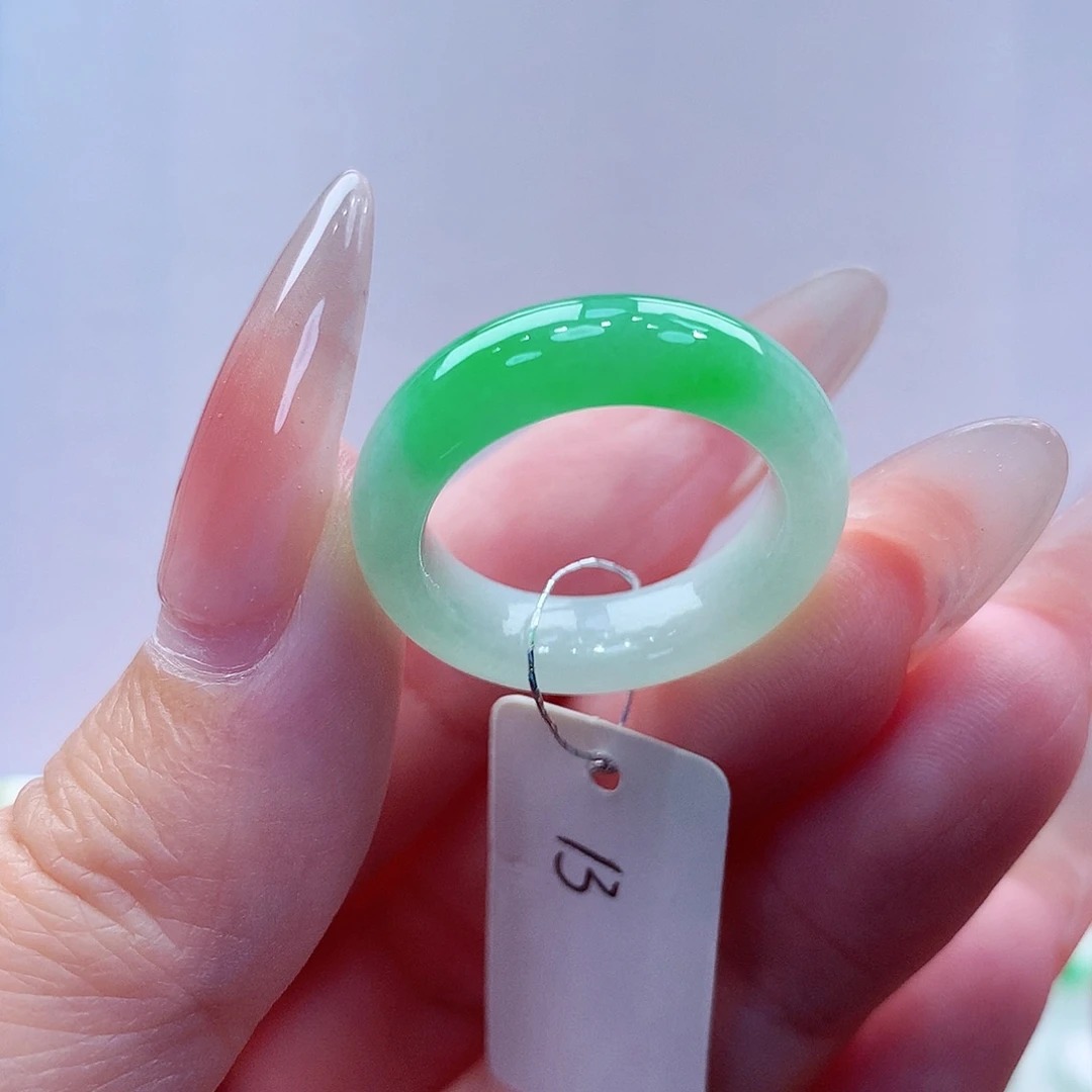 翡翠未镶嵌戒指缅甸A货