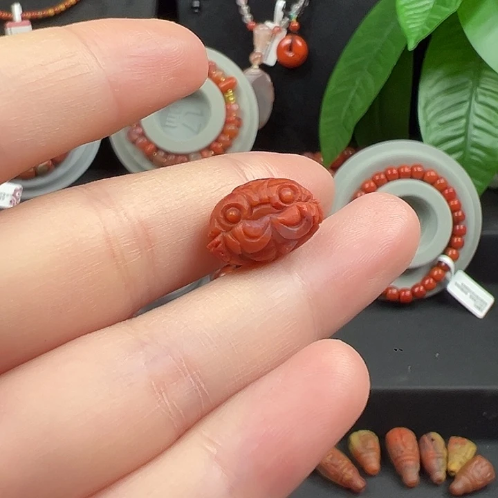 南红玛瑙未镶嵌手串              南红螃蟹卡15