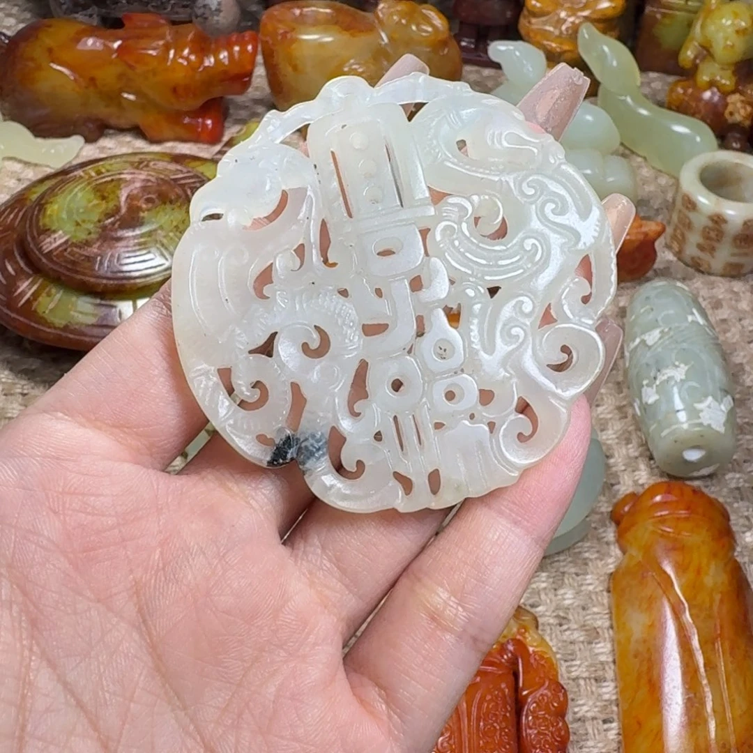 吊坠白玉菩提挂件