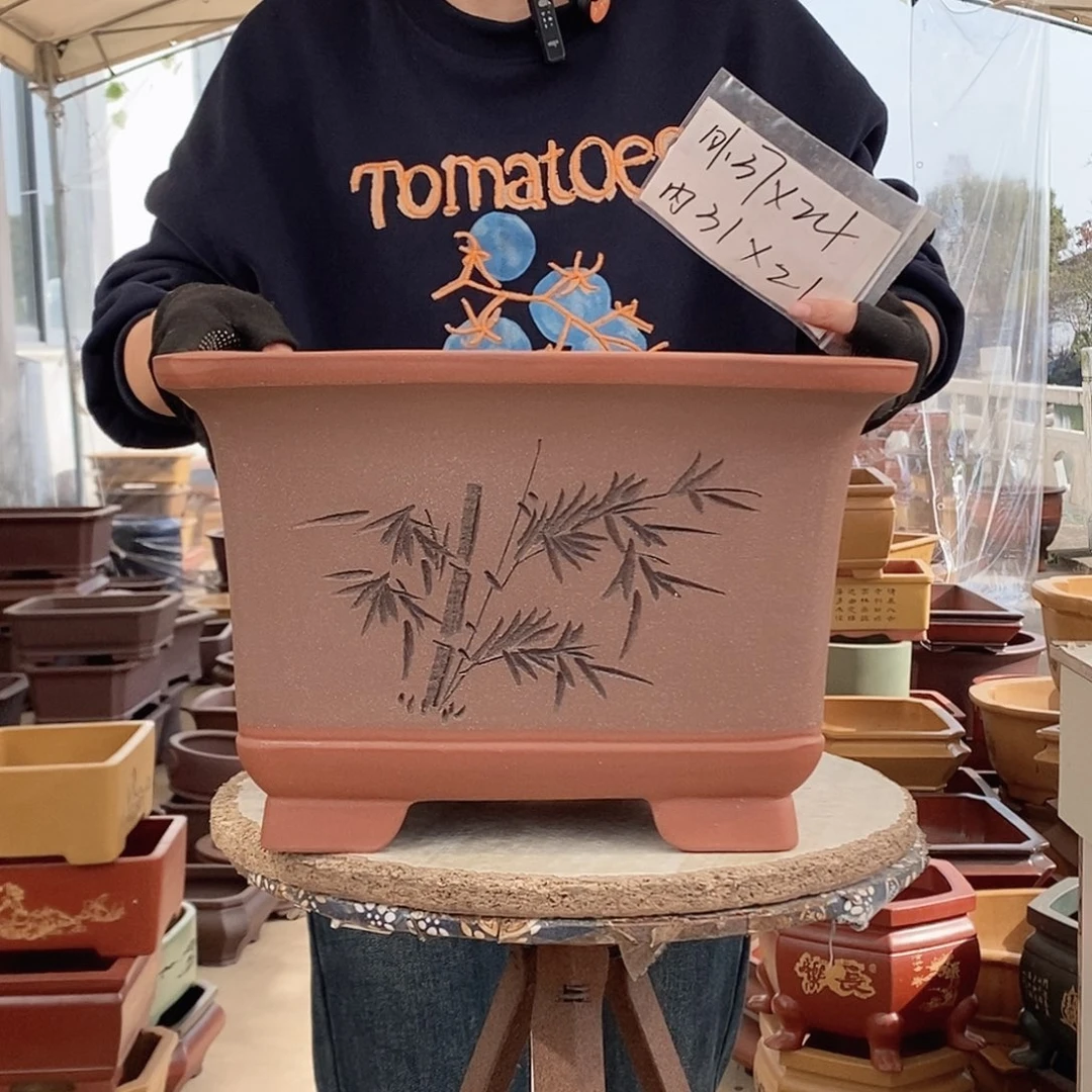 紫砂花盆紫砂花盆