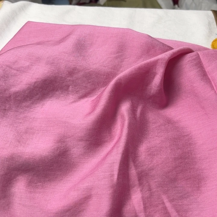 棉混纺玫粉人鱼姬2米
