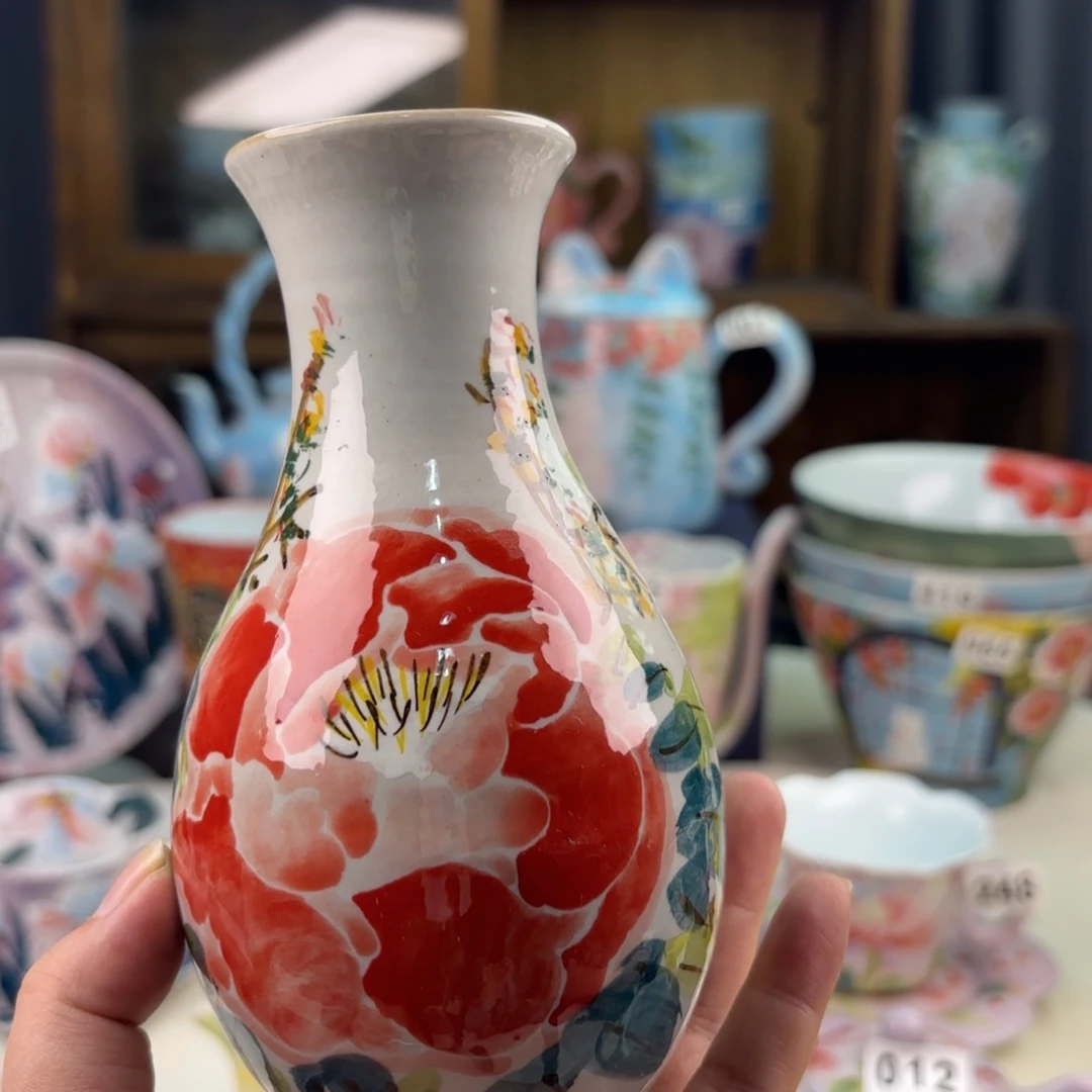景德镇手绘高温釉下彩陶瓷茶具
