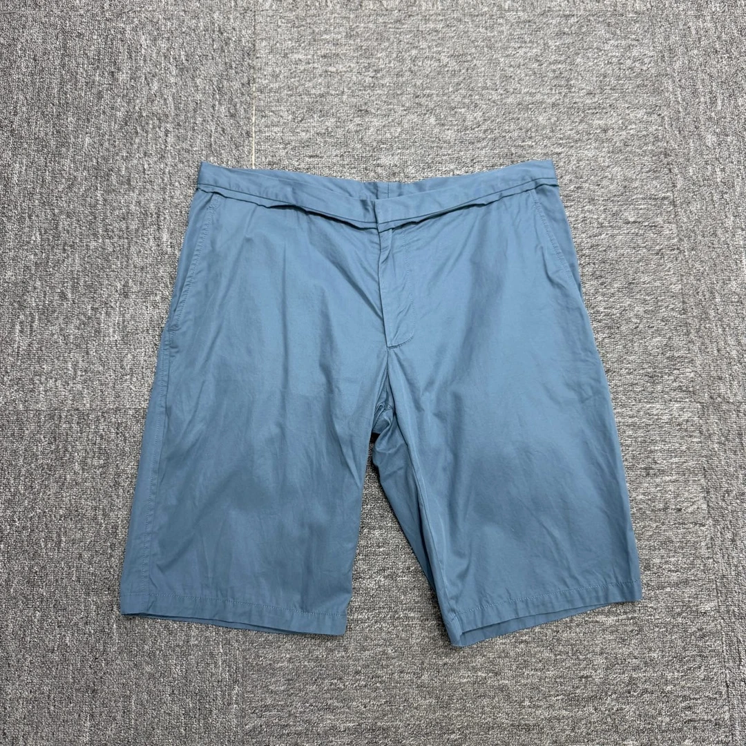 99新 LANVIN 蓝色短裤/48码/13273