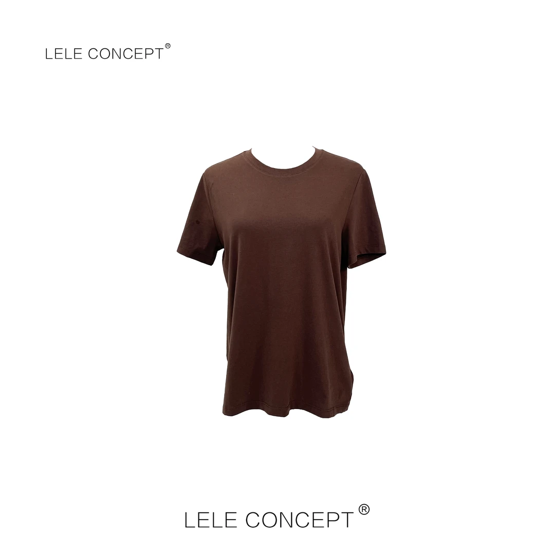 LELE CONCEPT 丨「春款上新」净版圆领半袖T恤TX071