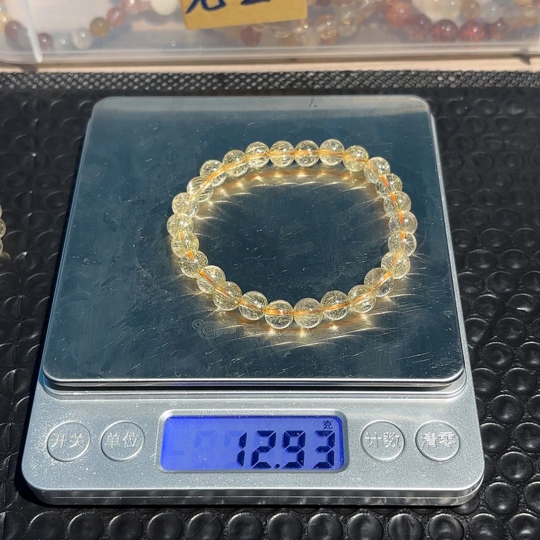 天然金发晶尺寸7mm+