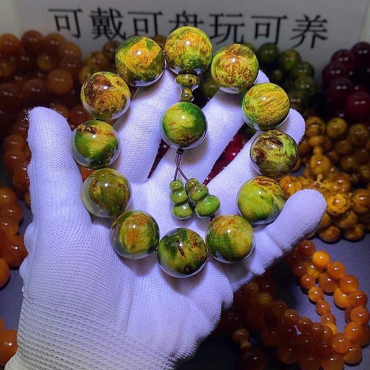 手串/手链松木（琥珀木）2.0 水墨丹青高货