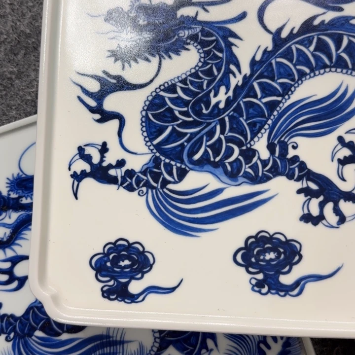 【闪购商品】站****鱼景德镇手工手绘陶瓷