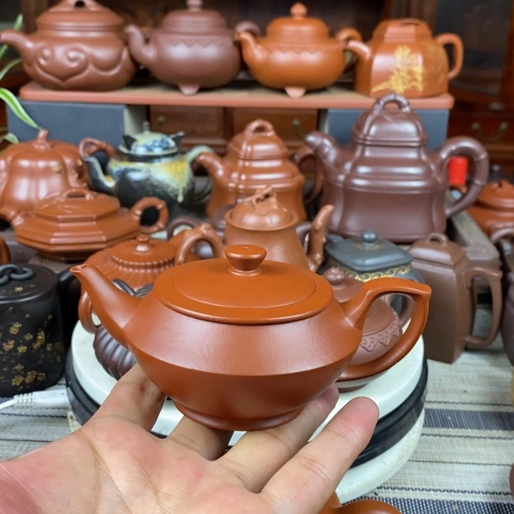 茶壶紫砂汉云120-150cc原矿赵庄朱泥特价