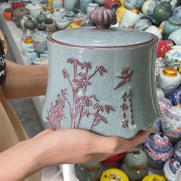 陶瓷罐茶叶罐密封罐