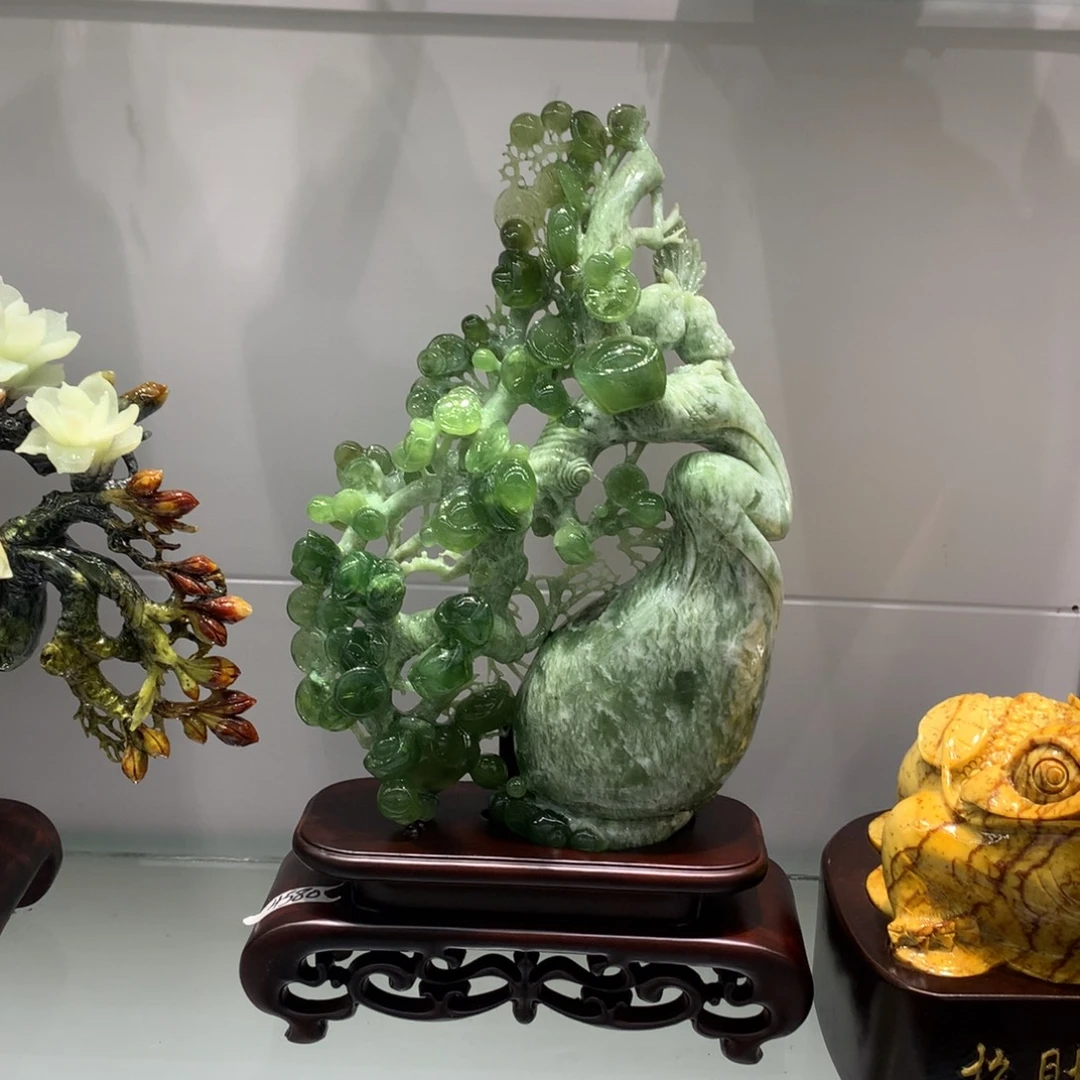 一****玉家居摆件手工雕刻