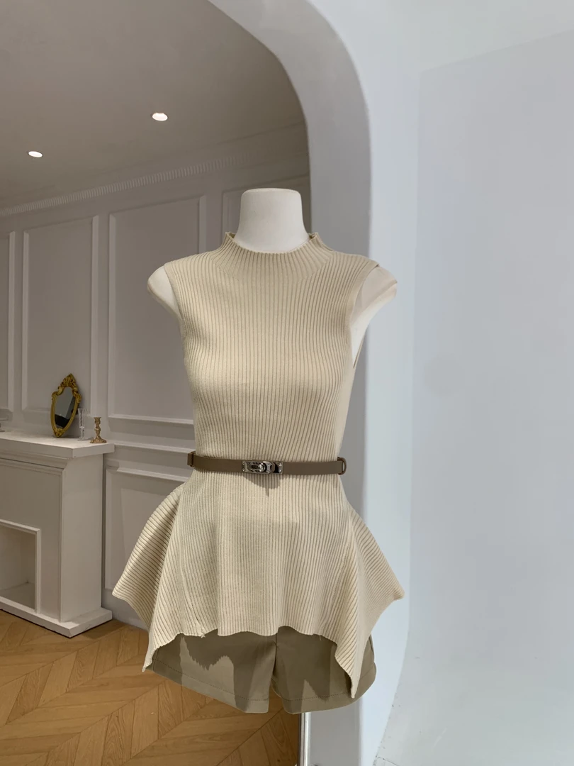 设计感显瘦腰带短裤【萍萍批发店9903】