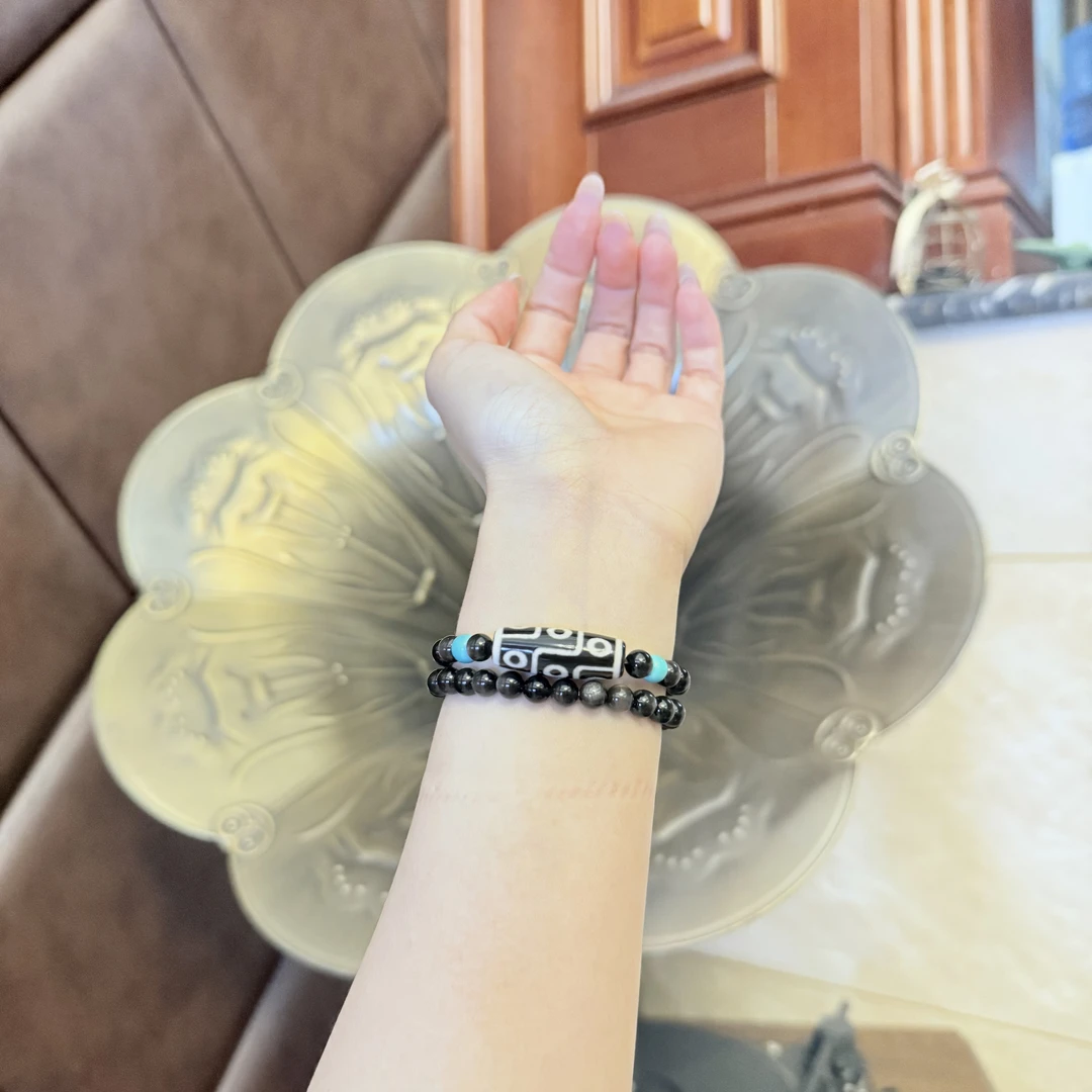 by18 银耀玛瑙多圈手串