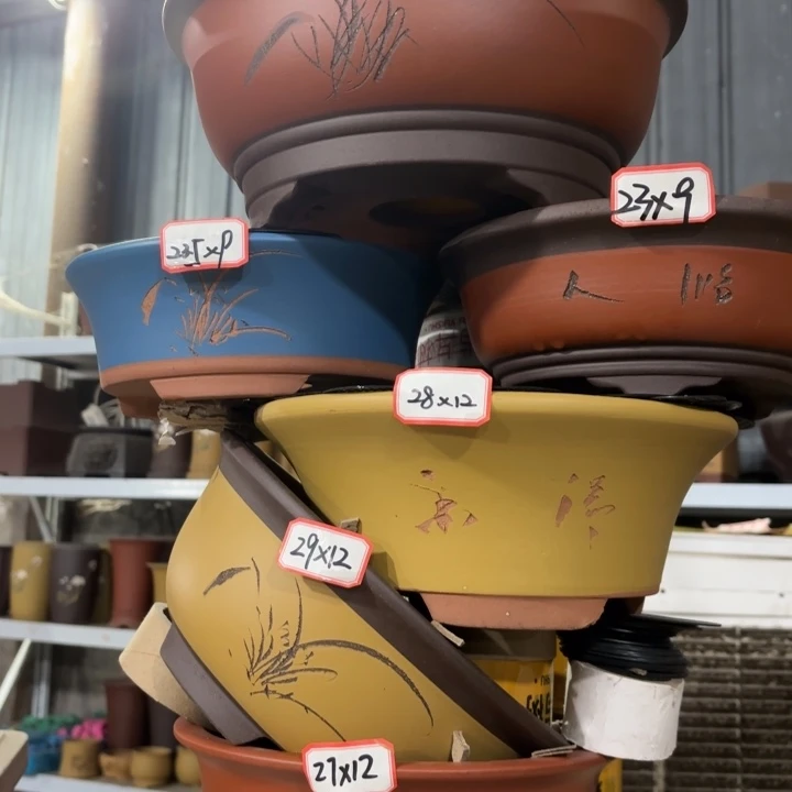 花盆紫砂100-6。