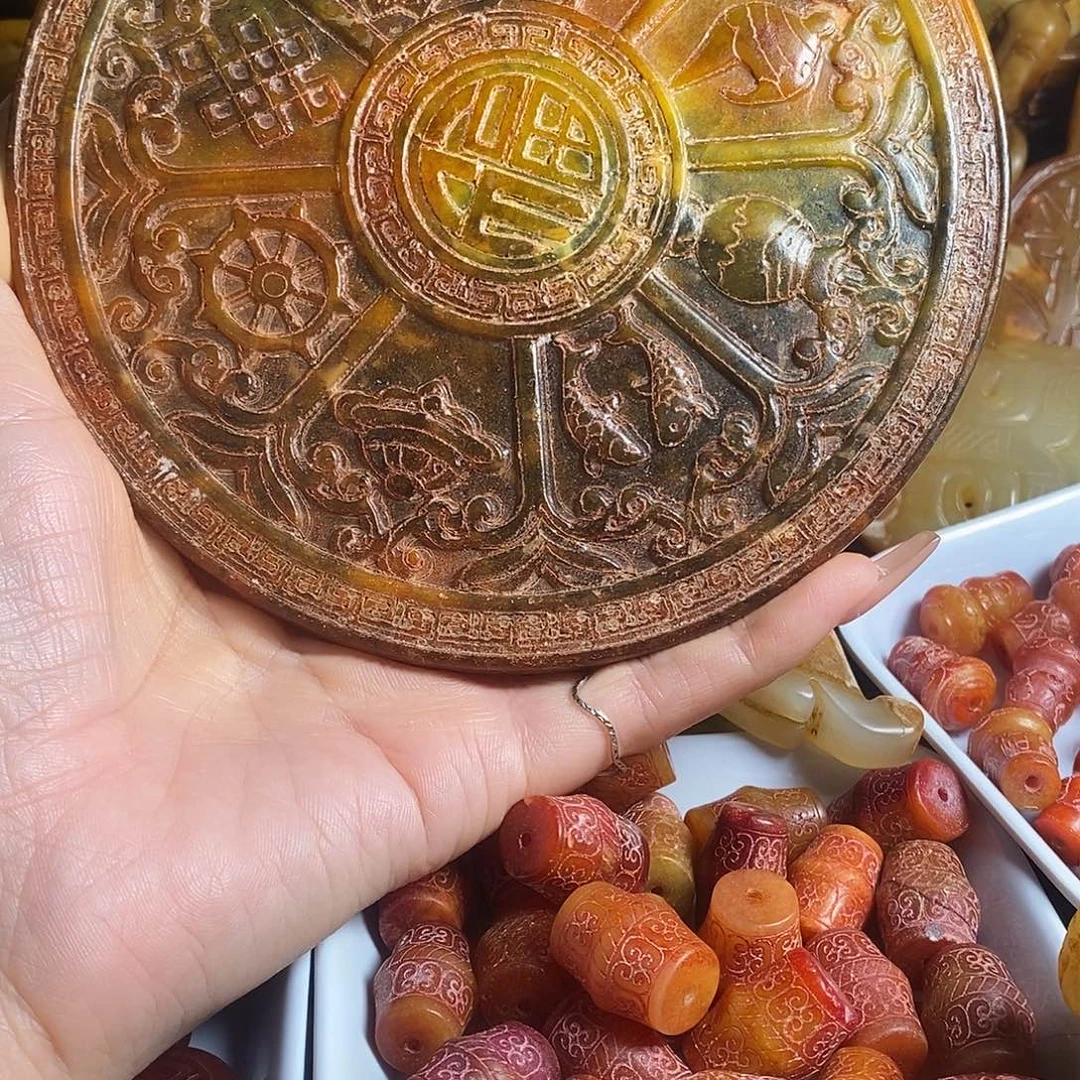 岫岩老玉（透闪石质玉）未镶嵌挂件