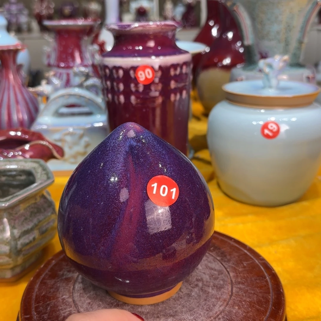 瓷摆件郑家钧窑摆件