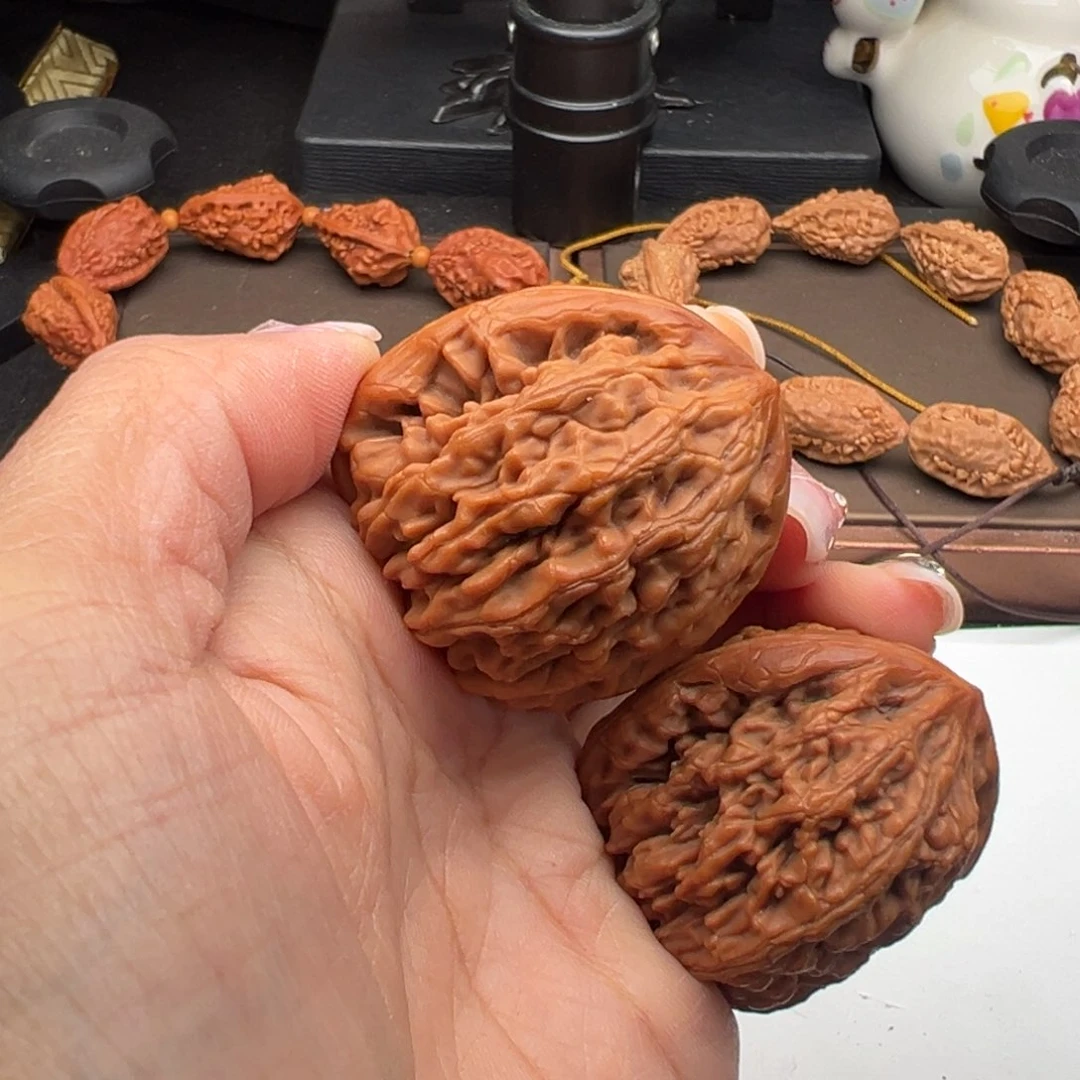 文玩核桃把件虎头王41