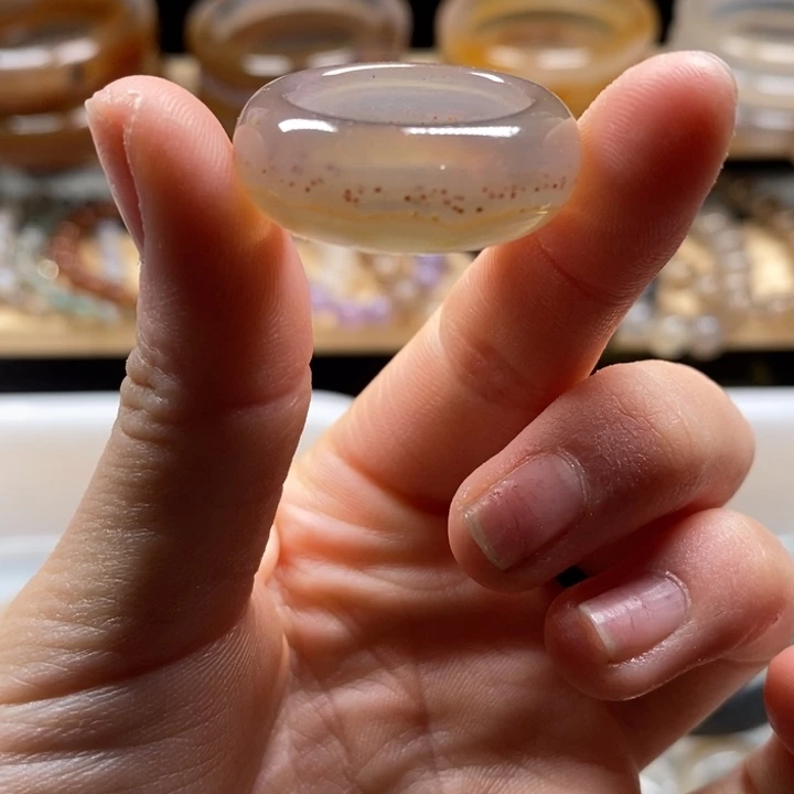 玛瑙/玉髓未镶嵌戒圈19.2