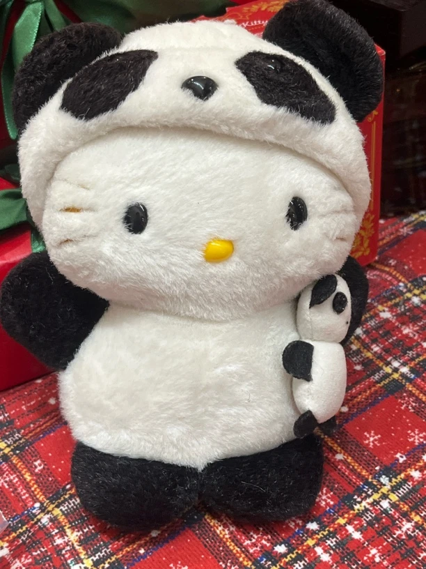 鱼尾专拍熊猫kitty公仔
