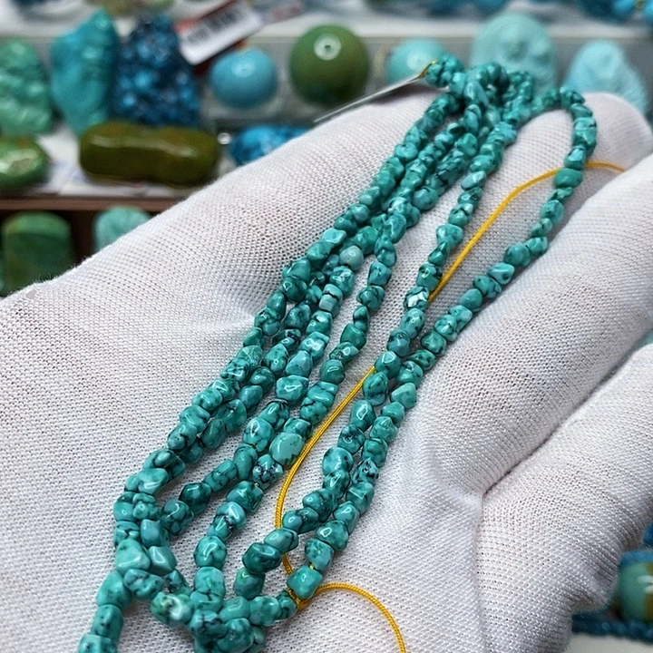 绿松石未镶嵌天然原矿 地大质检