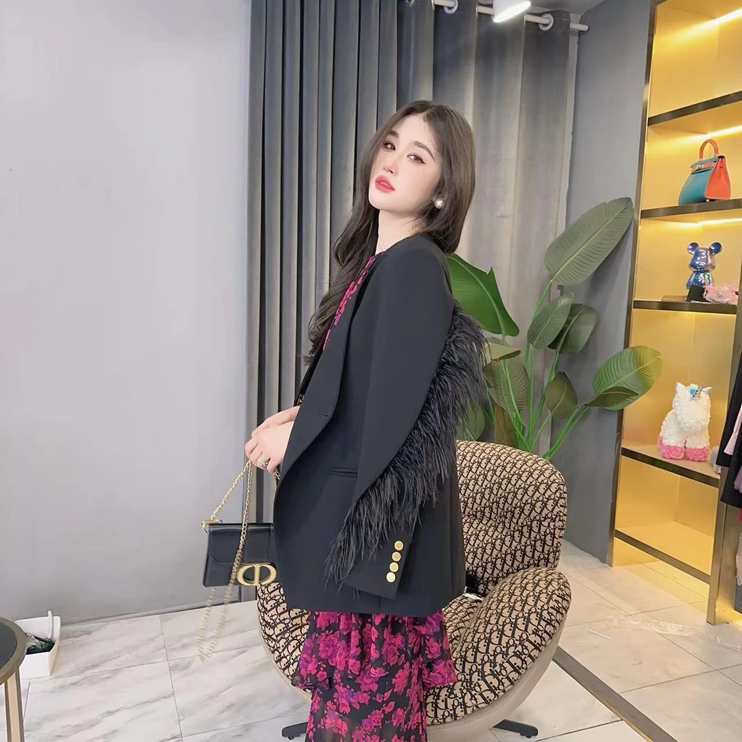 【张喜喜】时尚气质休闲女秋季短款百搭外套 231538