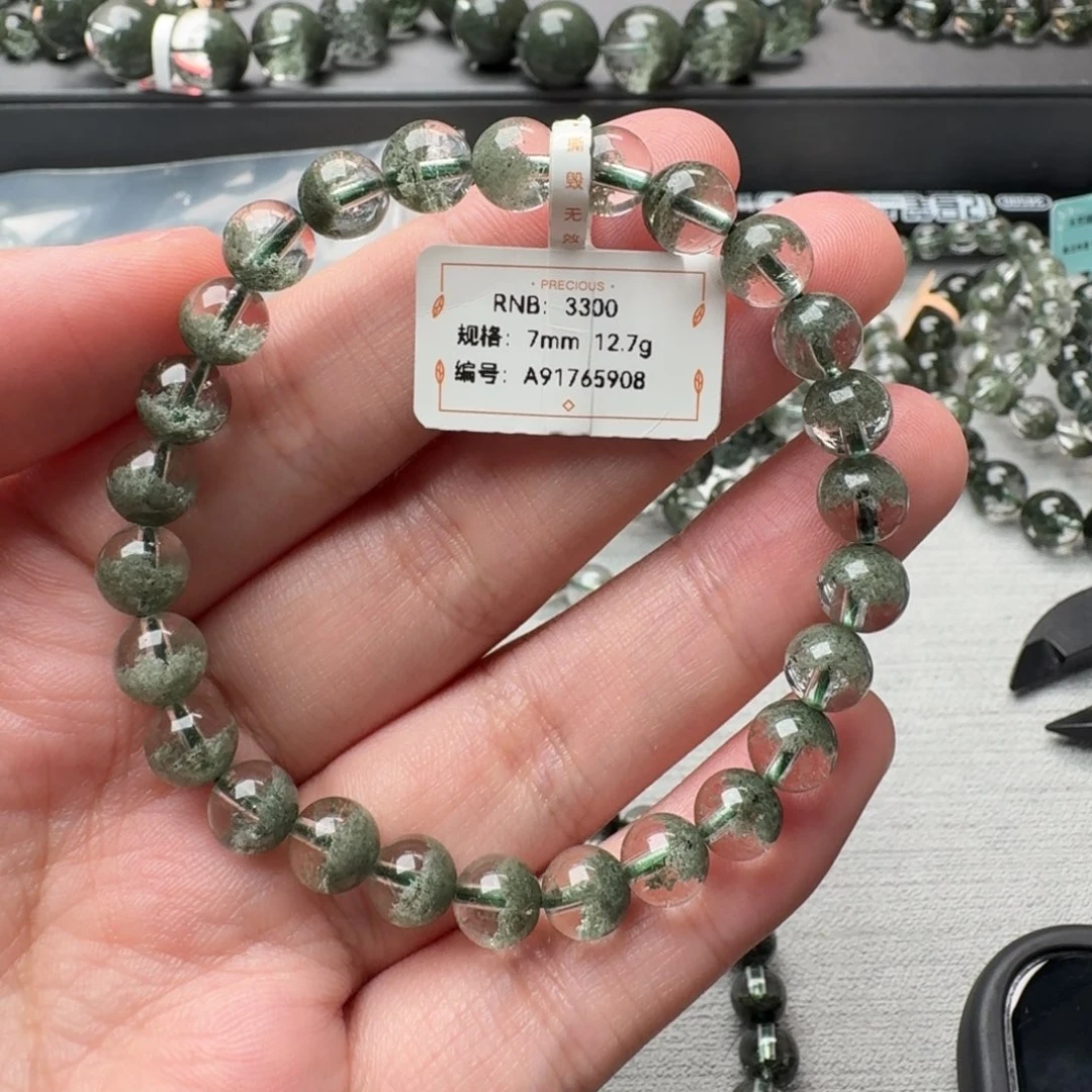 水晶手链未镶嵌囍*?天然