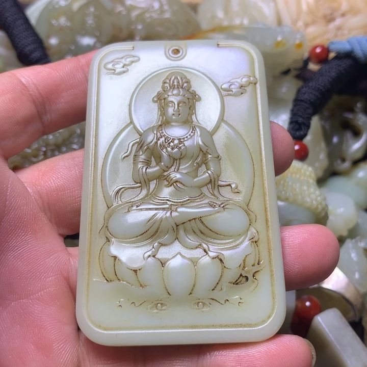 未镶嵌和田玉挂件孤**哥