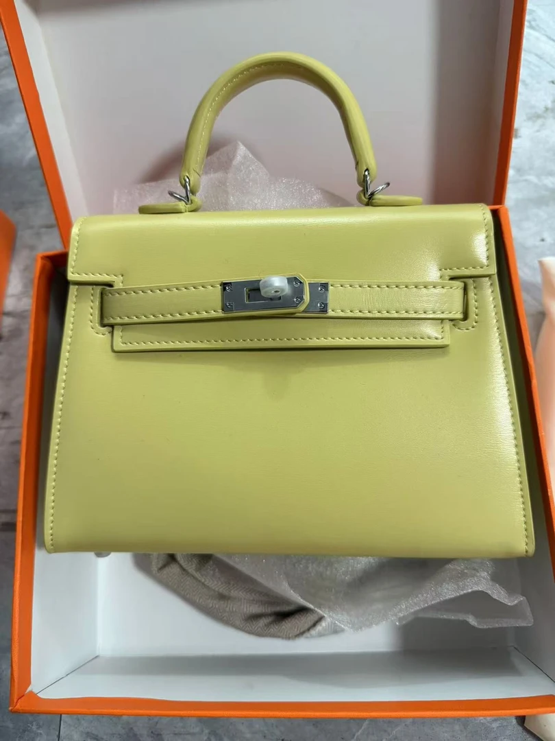 8210淡黄色【孤品微瑕】新款时尚轻奢百搭气质女包