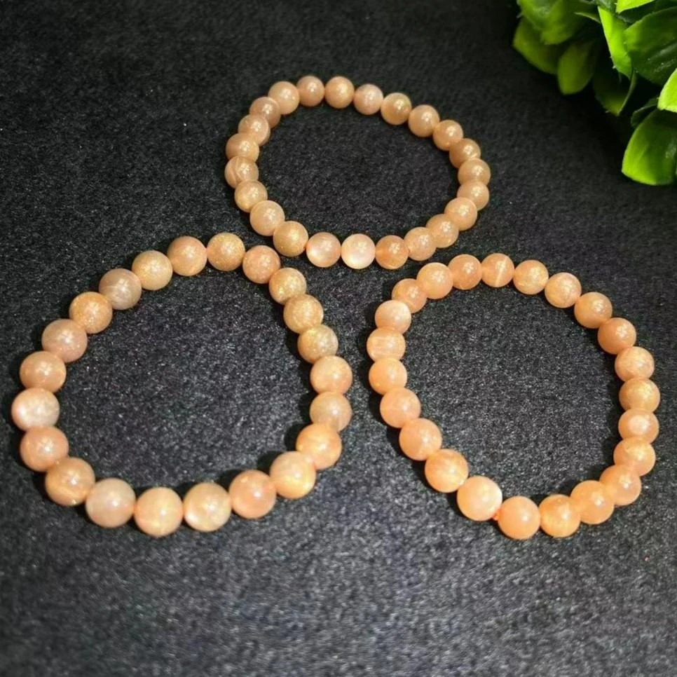 C3556【盛年珠宝】太阳日光石手串卡8左右-多样性发货只发一件