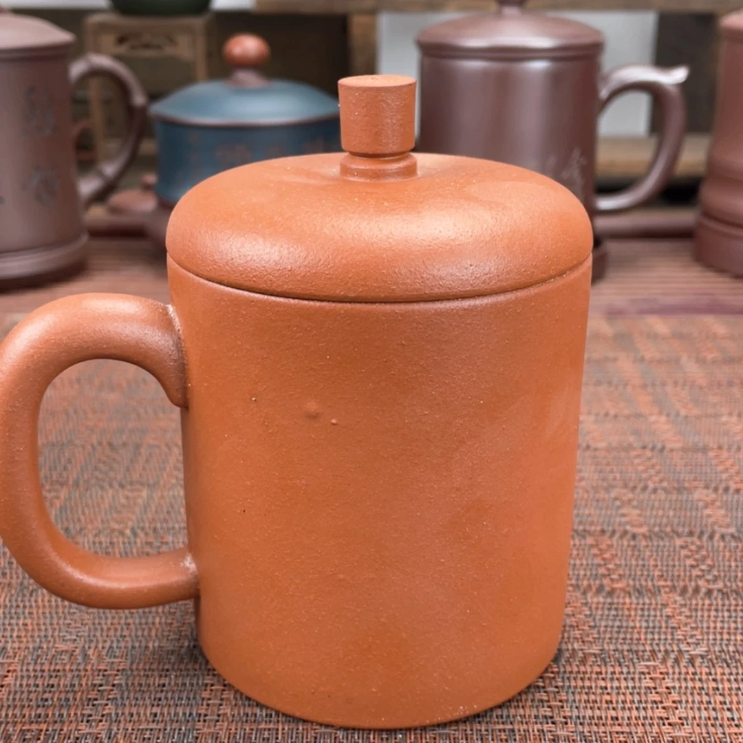 【闪购商品】紫砂茶杯宜兴原矿紫砂盖杯微瑕