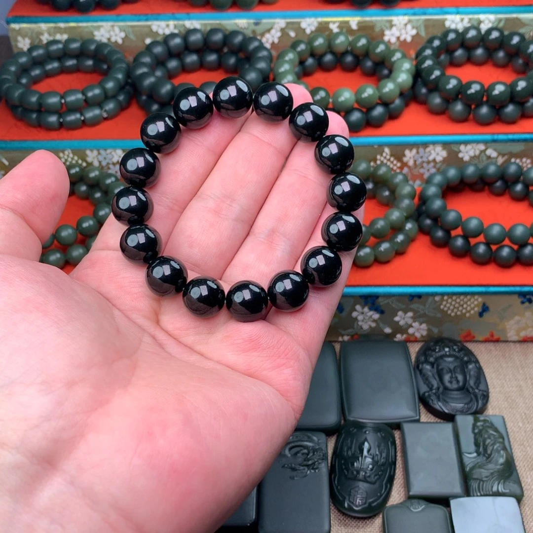 和田玉未镶嵌手链