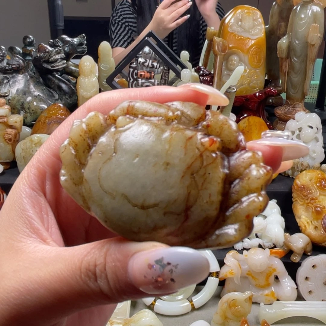 和田玉未镶嵌把件23