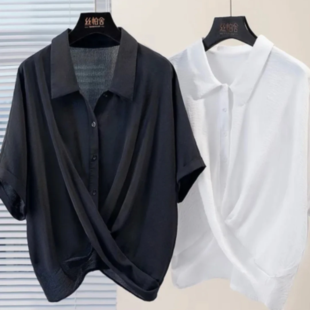 151夏季新款洋气百搭时尚衬衫