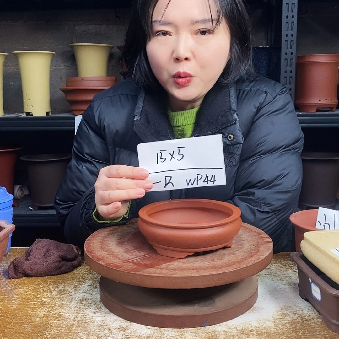 紫砂紫砂花盆一只WP44