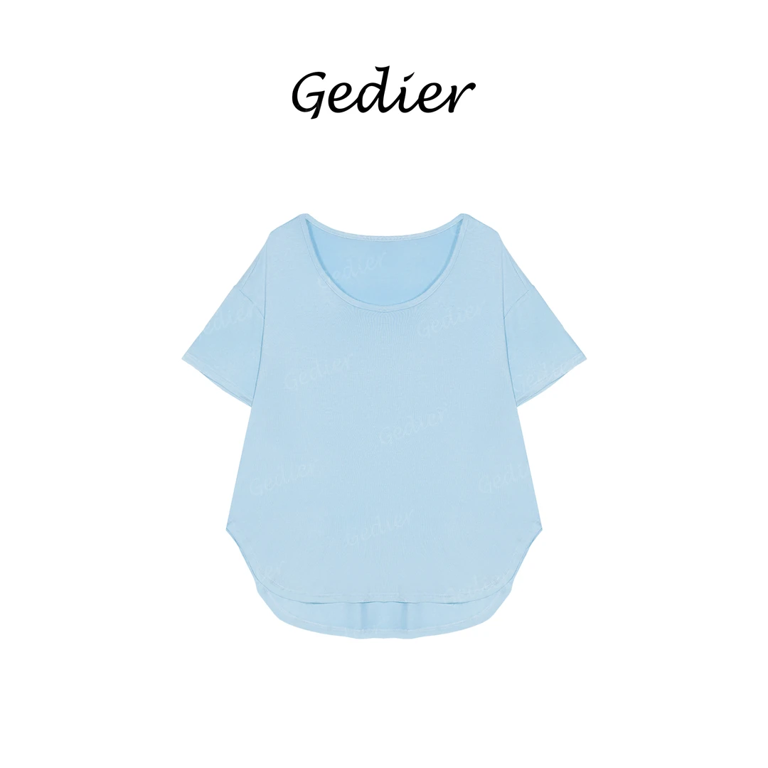 【歌蒂尔】“面膜衣”夏季透气舒适清爽短袖上衣 洋气女装 TG520580Y