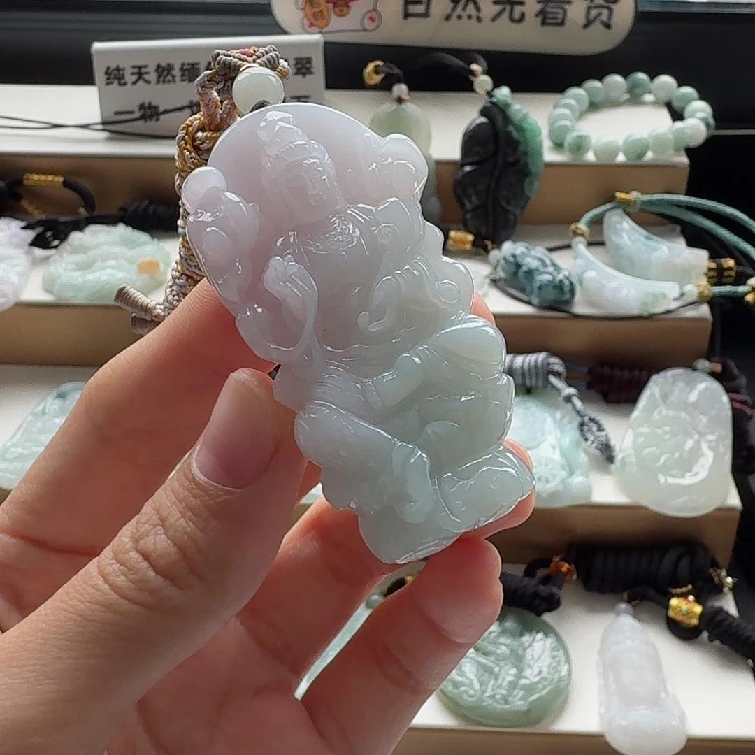 无***苦翡翠未镶嵌颈饰翡翠