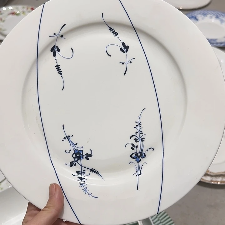 外贸一单微瑕盘子一个