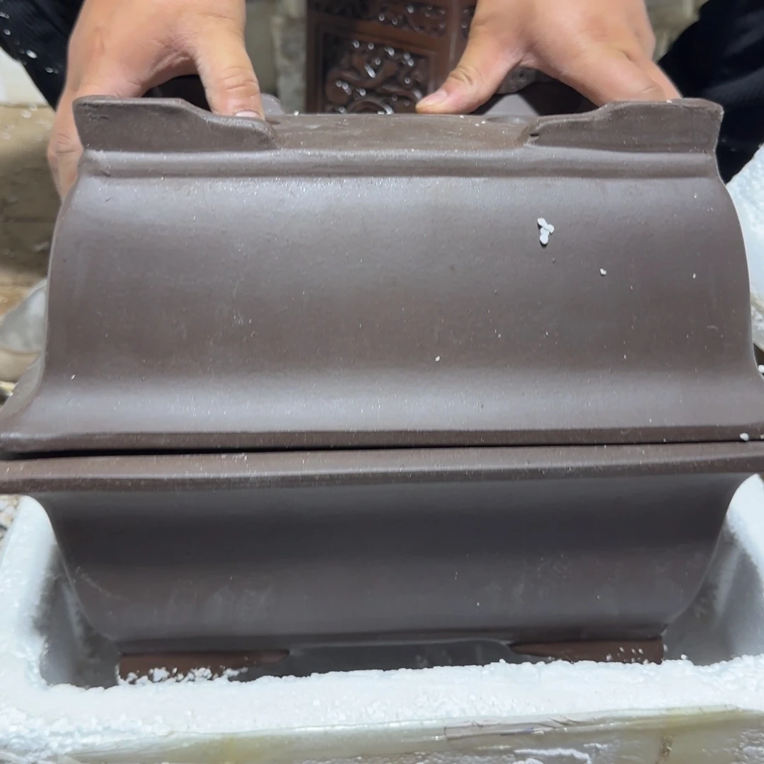 紫砂花盆口径26 18高度10