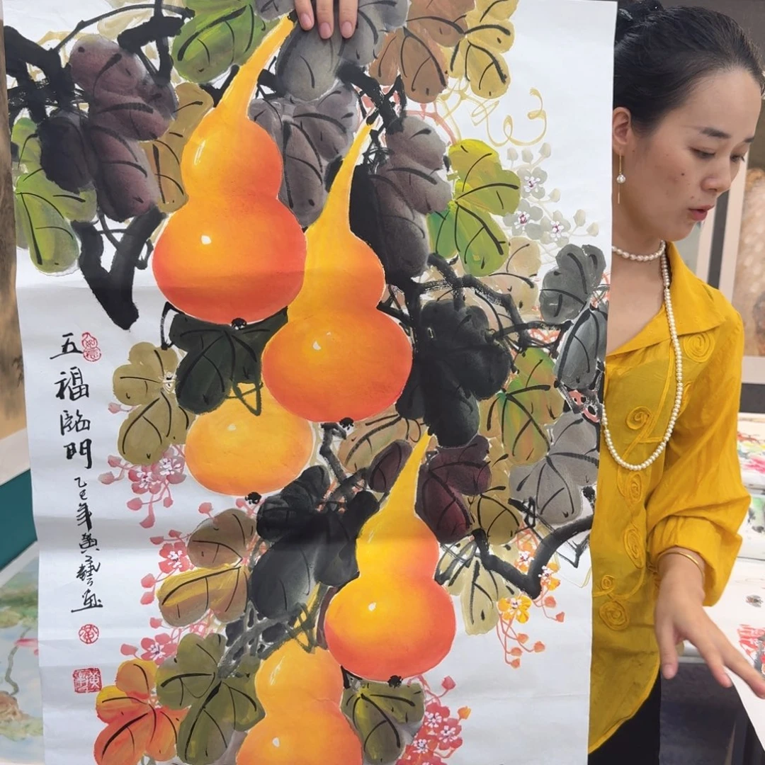 国画国画作品山水花鸟