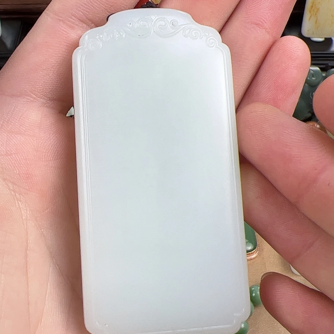 一***然和田玉未镶嵌挂件