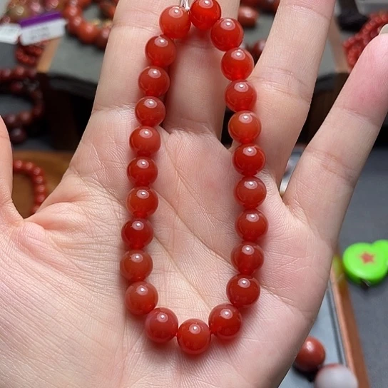 未镶嵌手串8多样性发南红玛瑙