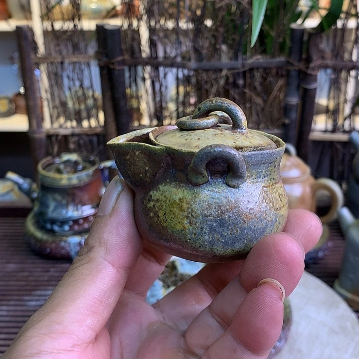 茶壶紫砂纯自然高温裸柴烧