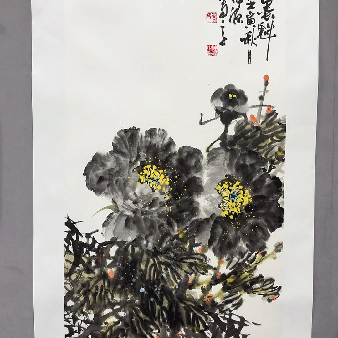 国画亲笔手绘放心去藏
