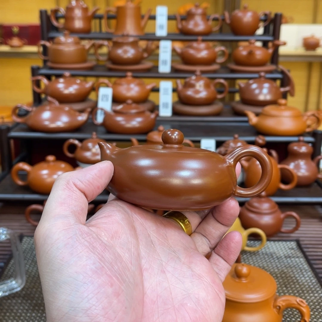 茶壶紫砂老*肉潮州手拉壶